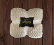 Luxury Wave Throw Warm Faux Fur Fleece Blanket - Just £14.99! Shop now at Warwickshire Clothing.