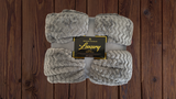 Luxury Wave Throw Warm Faux Fur Fleece Blanket - Just $14.99! Shop now at Warwickshire Clothing. Free Dellivery.