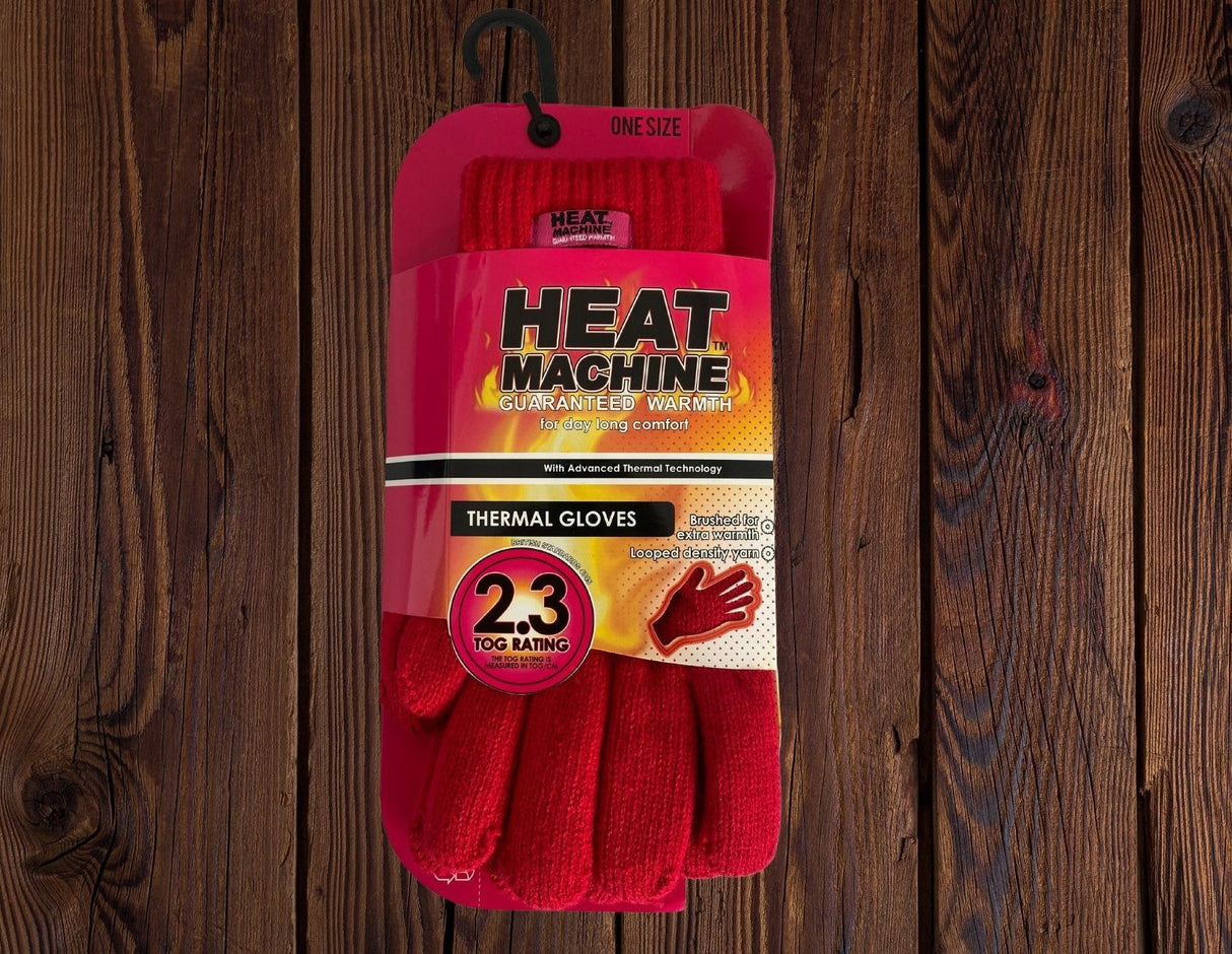 Heat Machine Ladies Thermal Insulated Gloves Code 2643 - One Size - Just £7.99! Shop now at Warwickshire Clothing.