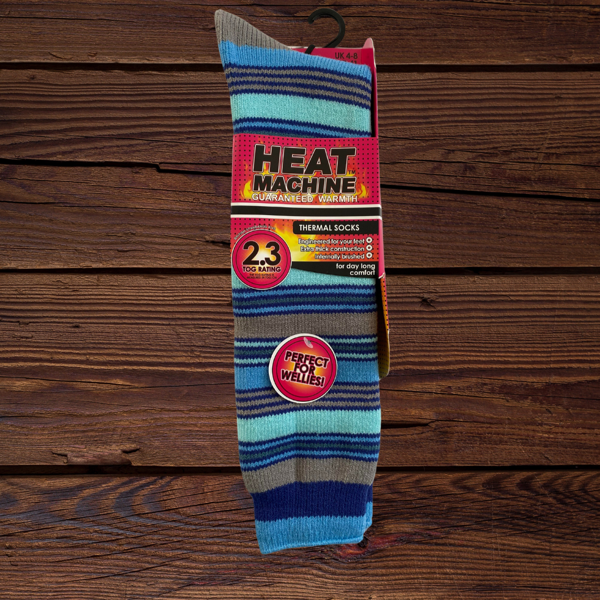 Womens Heat Machine Long Thermal Socks Tog 2.3 Warm Winter Socks - Just £8.99! Shop now at Warwickshire Clothing.