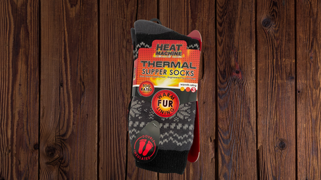 Mens Heat Machine Socks Thermal Tog 2.3 Warm Winter Socks - Snow Flake - Just $5.99! Shop now at Warwickshire Clothing. Free Dellivery.