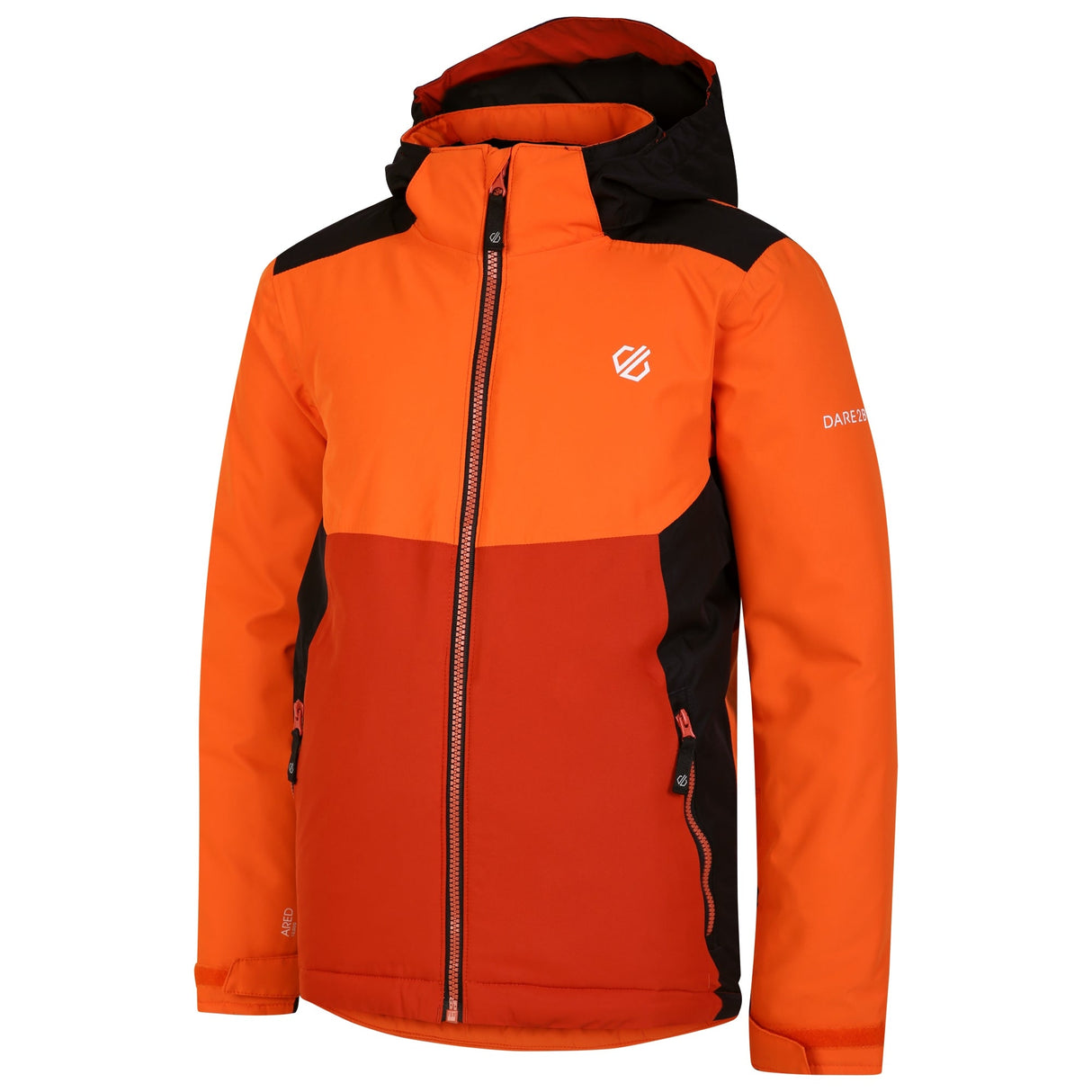 Dare2b Kids' Impose III Ski Jacket | Puffins Orange - Just £29.99! Shop now at Warwickshire Clothing.