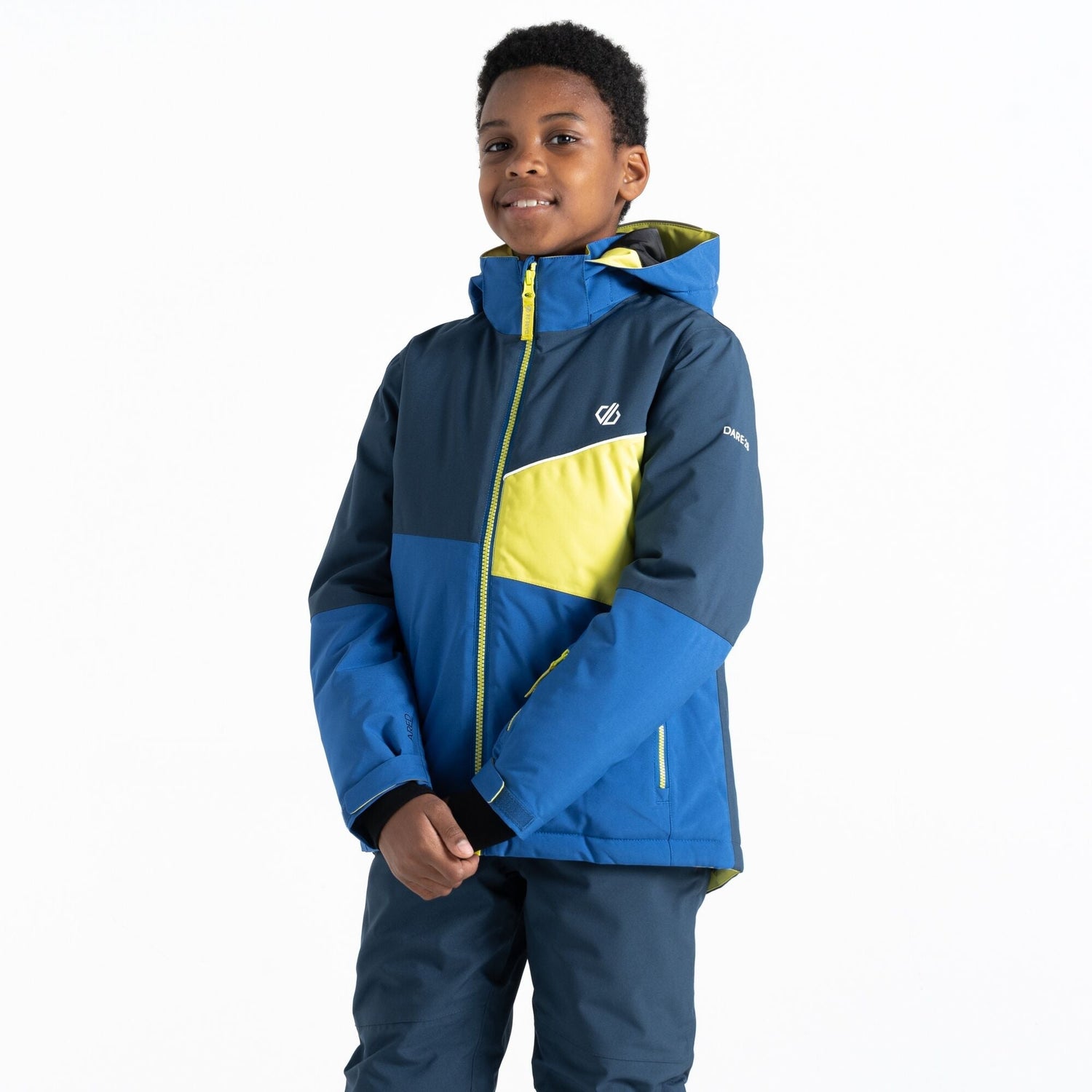 Dare2B Kids' Steazy Ski Jacket | Olympian Blue Moonlight Denim - Just £29.99! Shop now at Warwickshire Clothing.