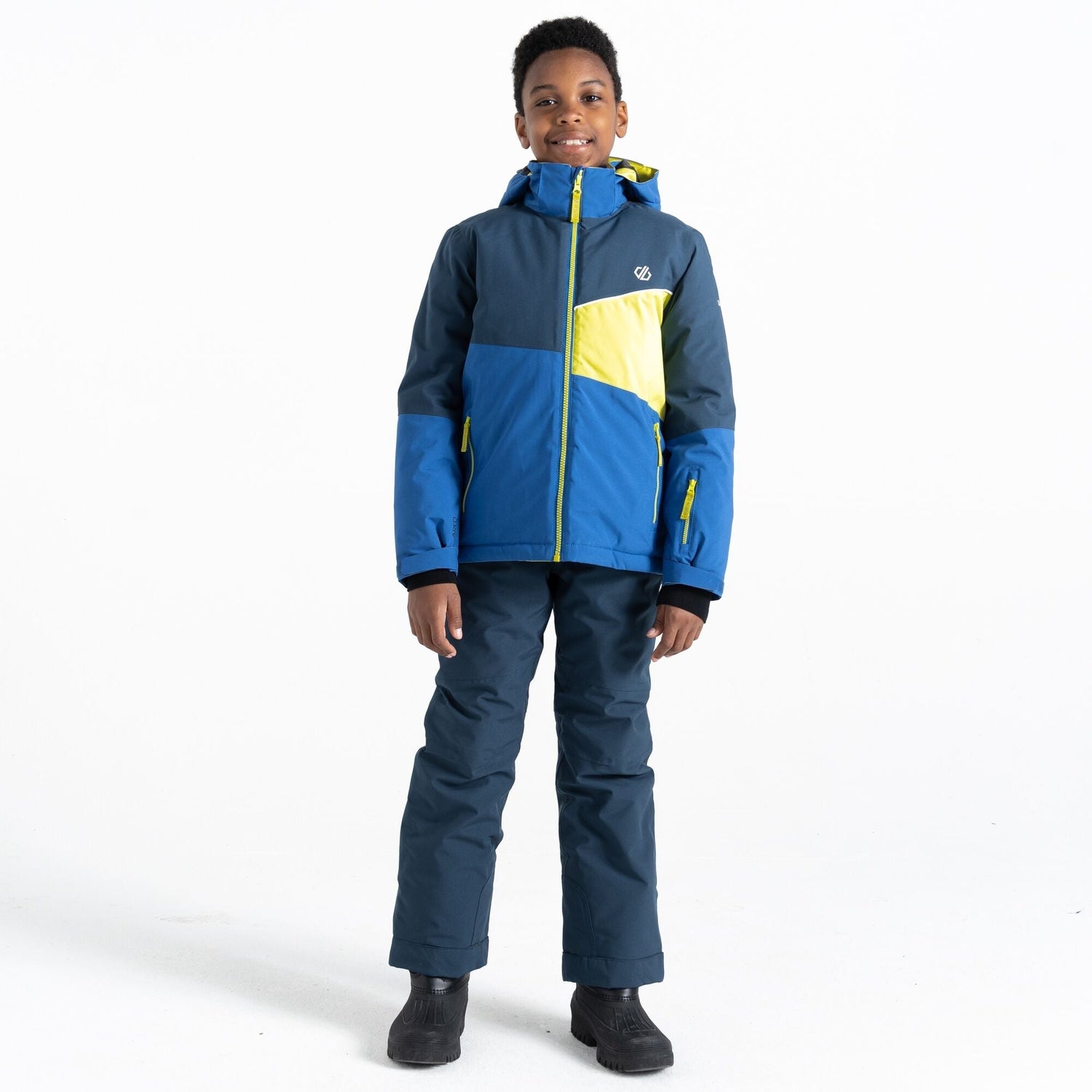 Dare2B Kids' Steazy Ski Jacket | Olympian Blue Moonlight Denim - Just £29.99! Shop now at Warwickshire Clothing.
