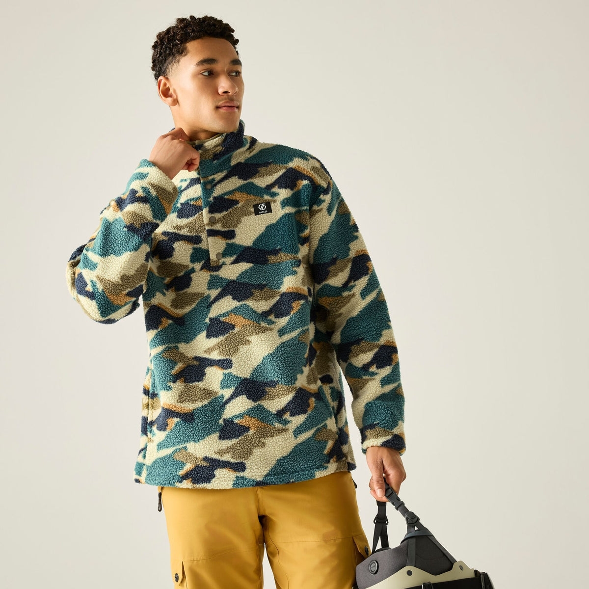Dare 2b Men's Printed Half-Zip Fleece Mediterranea Mountain Print