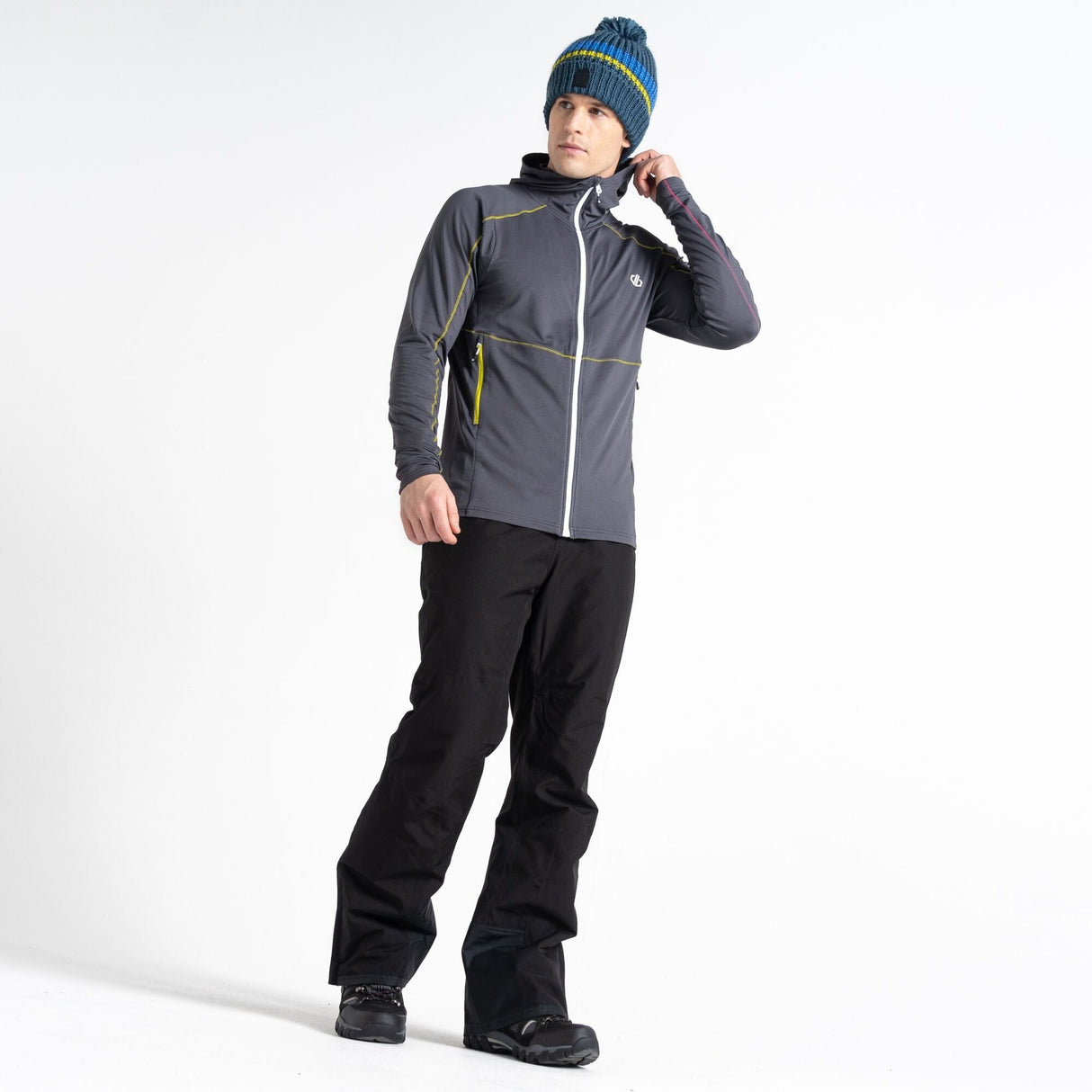 Dare2B Men's Assimilate Hooded Core Stretch Midlayer - Just £29.99! Shop now at Warwickshire Clothing.