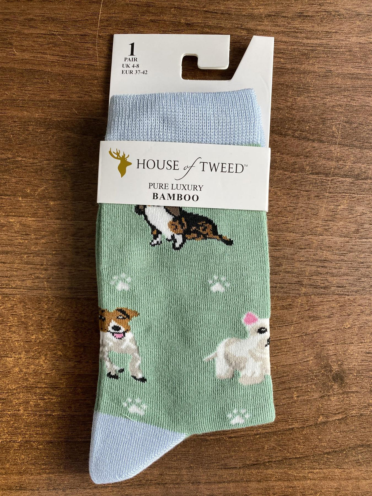 House of Tweed Pure Luxury Women's Bamboo Socks - Animal Pattern Collection - Just £5.99! Shop now at Warwickshire Clothing.