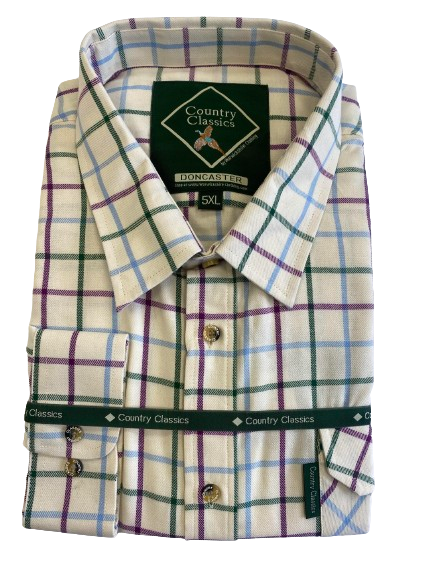 Country Classics Mens Long Sleeve Check Shirt - Doncaster - Just £18.99! Shop now at Warwickshire Clothing.