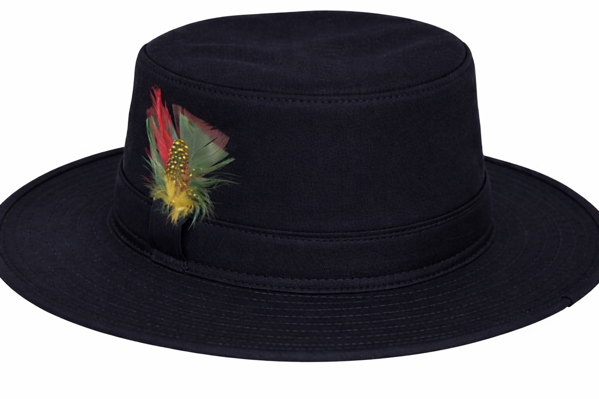 Wax Cotton Fedora Outback Bush Hat Waterproof Sun Rain Wide Brim