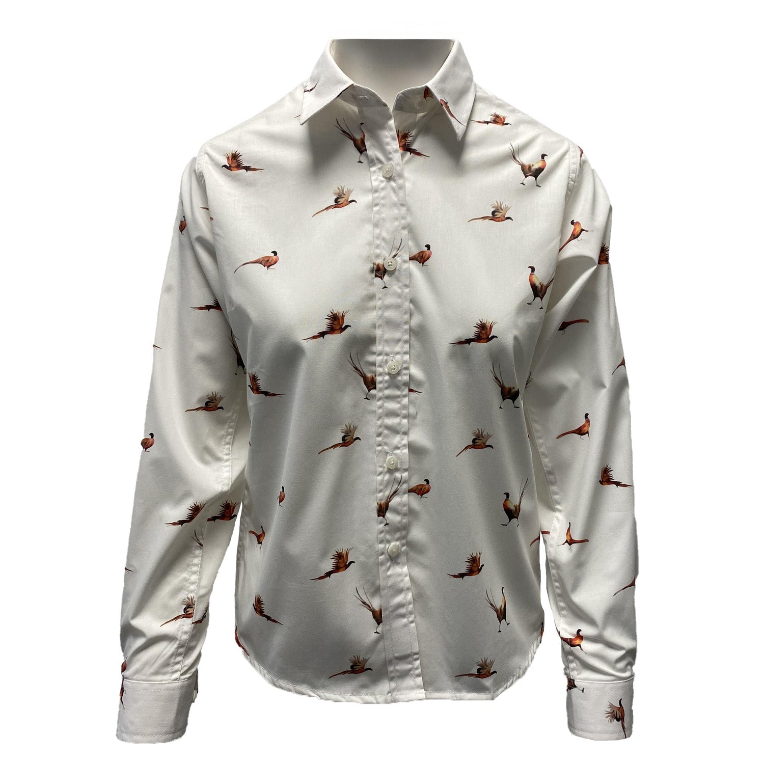 Hazy Blue Womens Long Sleeve Pheasant Shirt - Diana - Just £19.99! Shop now at Warwickshire Clothing.