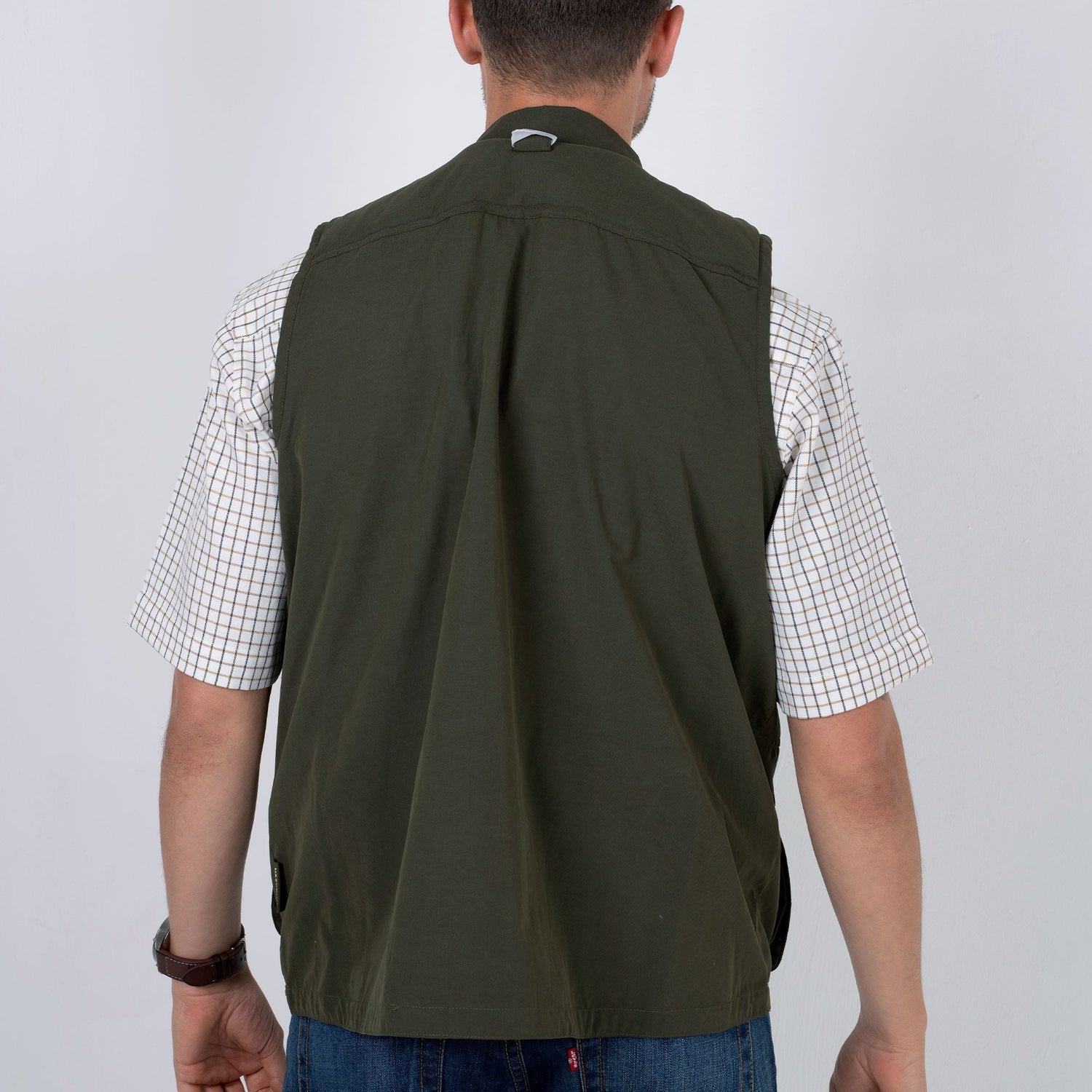 Hazy Blue Explorer Mens Bodywarmer Travel Waistcoat 13 Pockets Fishing Gilet - Just £29.99! Shop now at Warwickshire Clothing.