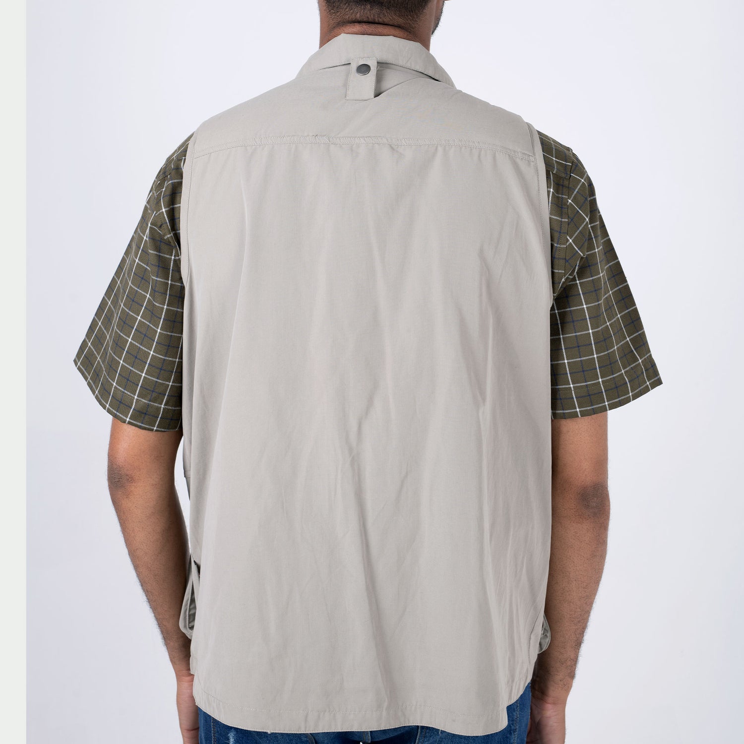 Hazy Blue Explorer Mens Bodywarmer Travel Waistcoat 13 Pockets Fishing Gilet - Just £29.99! Shop now at Warwickshire Clothing.