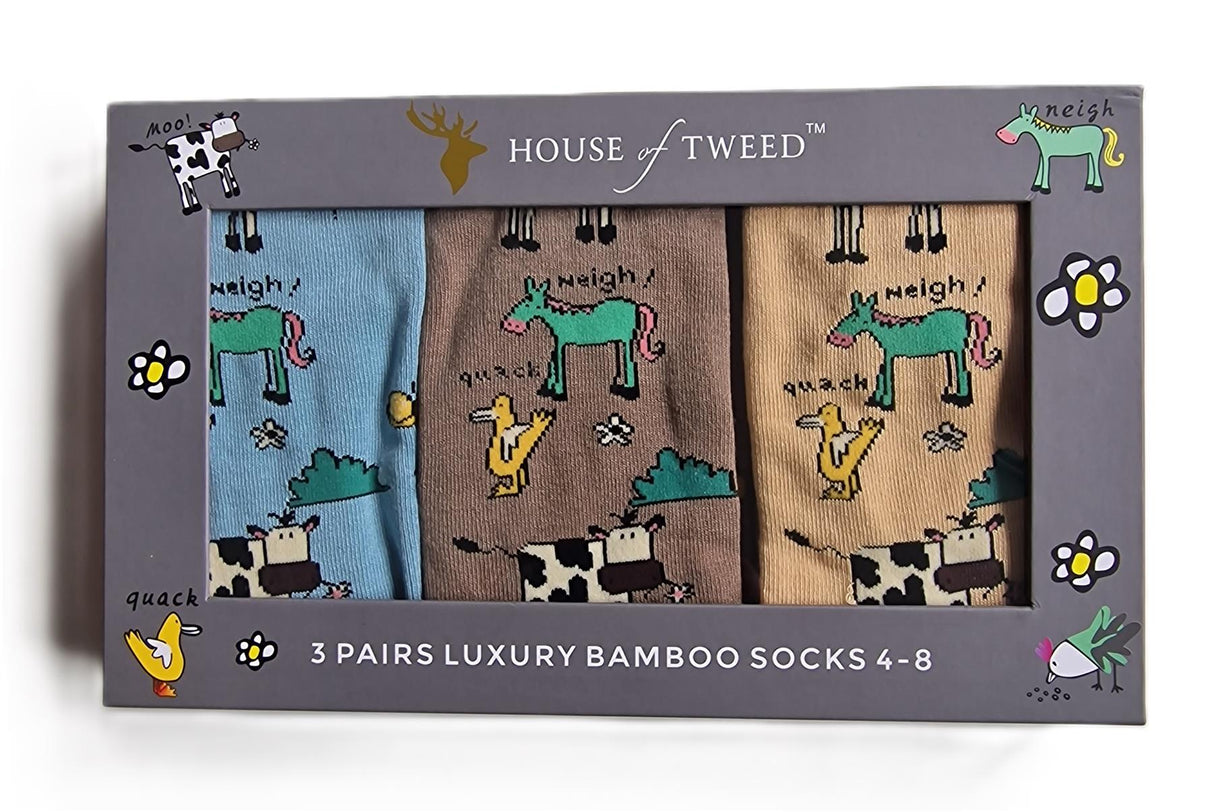 House of Tweed Luxury Ladies Bamboo Gift Novelty Socks - Just £14.99! Shop now at Warwickshire Clothing.