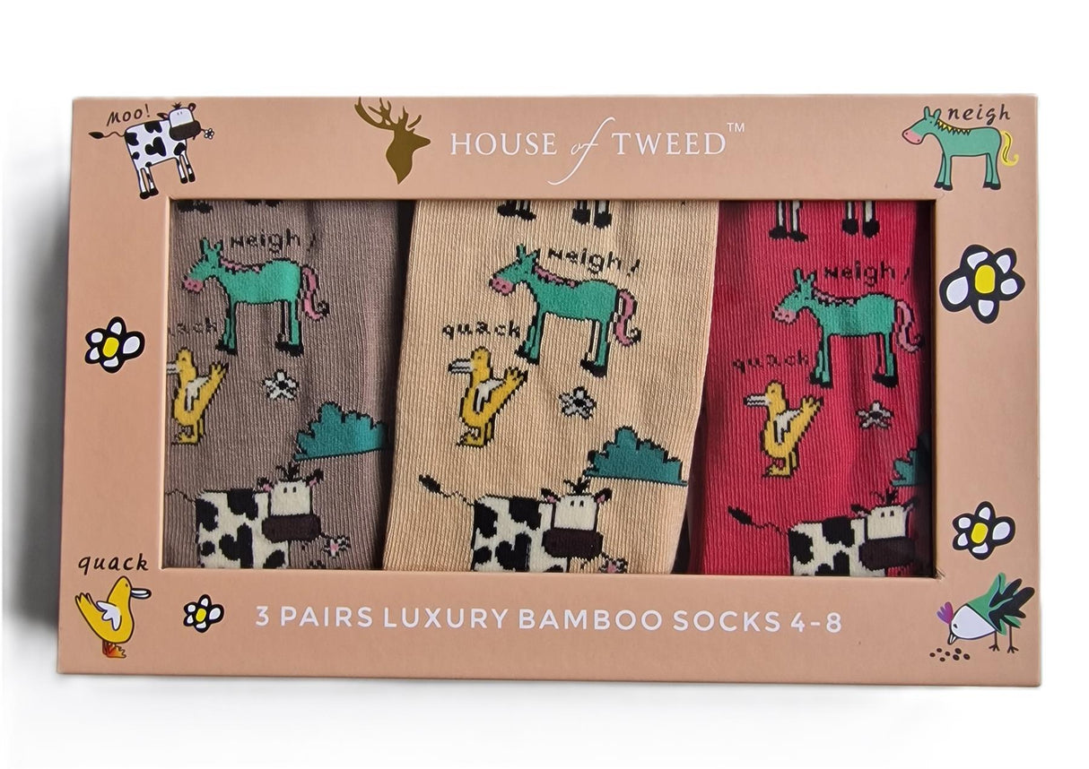 House of Tweed Luxury Ladies Bamboo Gift Novelty Socks - Just £14.99! Shop now at Warwickshire Clothing.