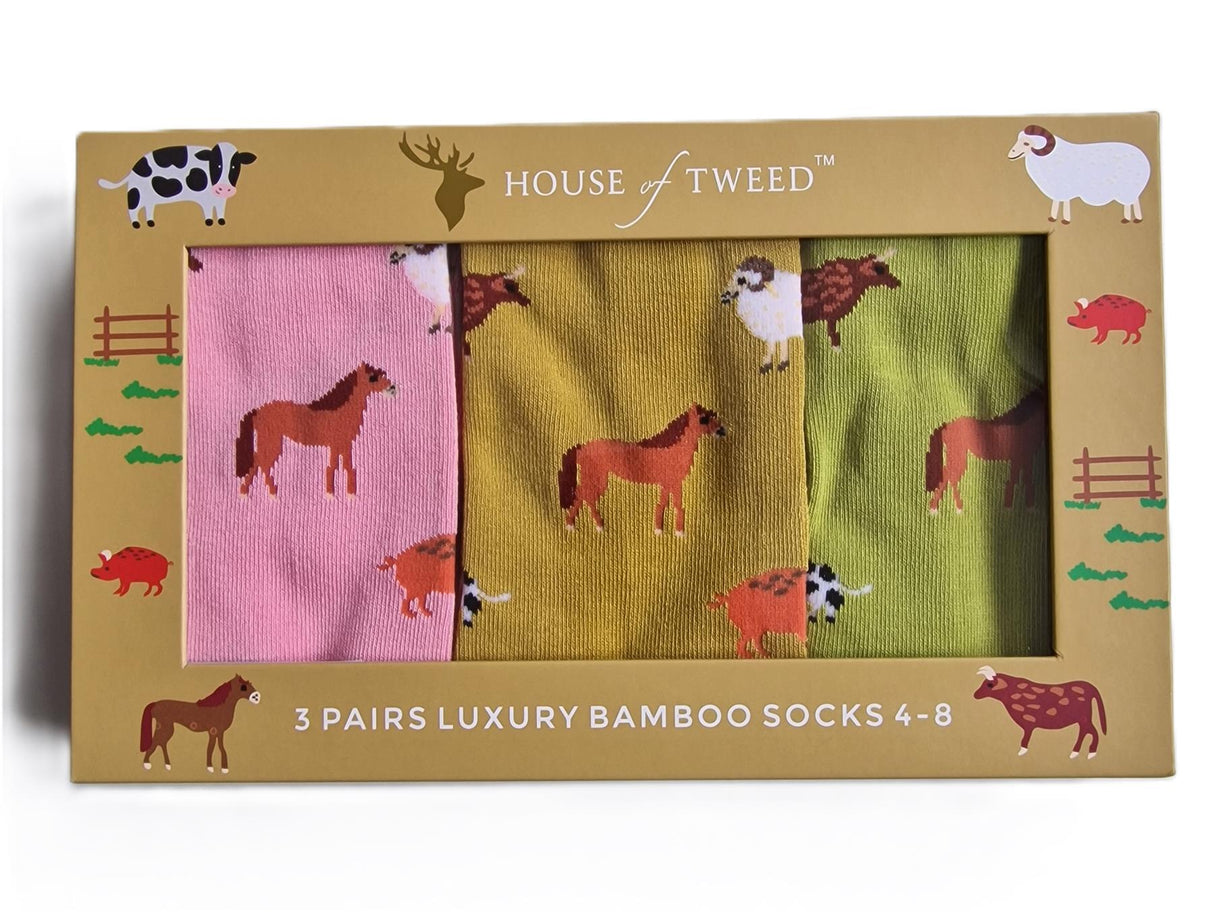 House of Tweed Luxury Ladies Bamboo Gift Novelty Socks - Just £14.99! Shop now at Warwickshire Clothing.