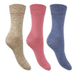 Flexitop Socks 3 Pack Bamboo Socks - Plain Blue Pink and Beige - Just $5.99! Shop now at Warwickshire Clothing. Free Dellivery.