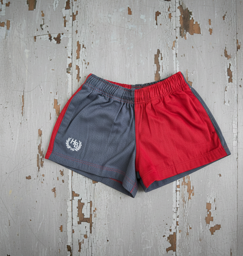 Hazy Blue Harper Colour Block Kids Shorts - Unisex Sports & Leisure