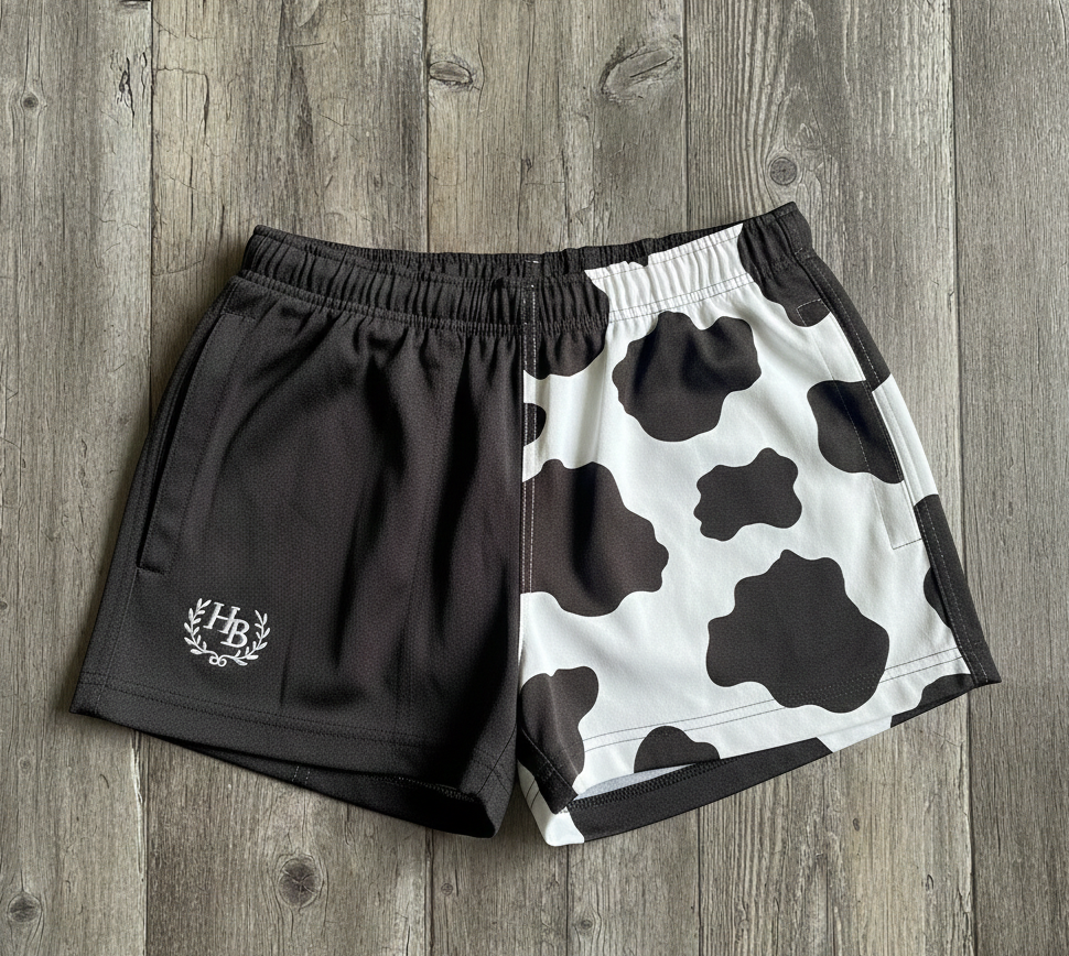 Hazy Blue Harper Colour Block Kids Shorts - Unisex Sports & Leisure