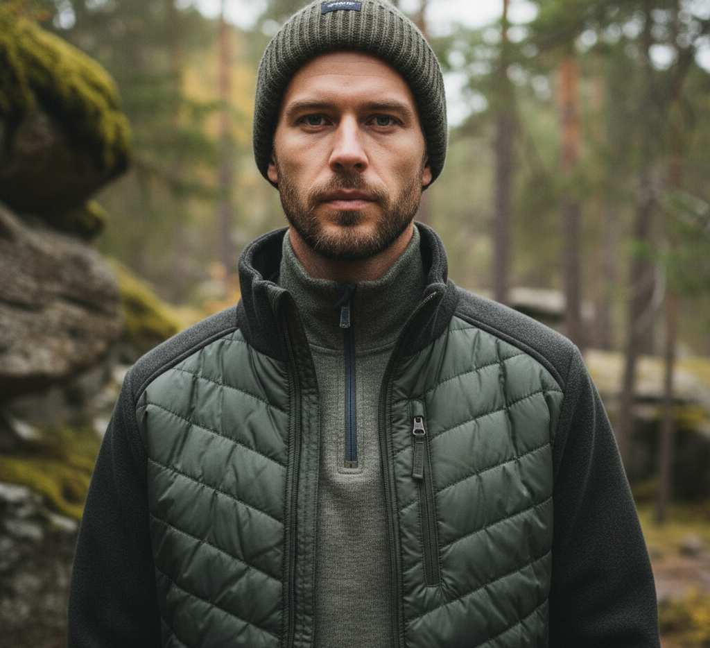 Hazy Blue Kendal Jacket with Fleece Collar