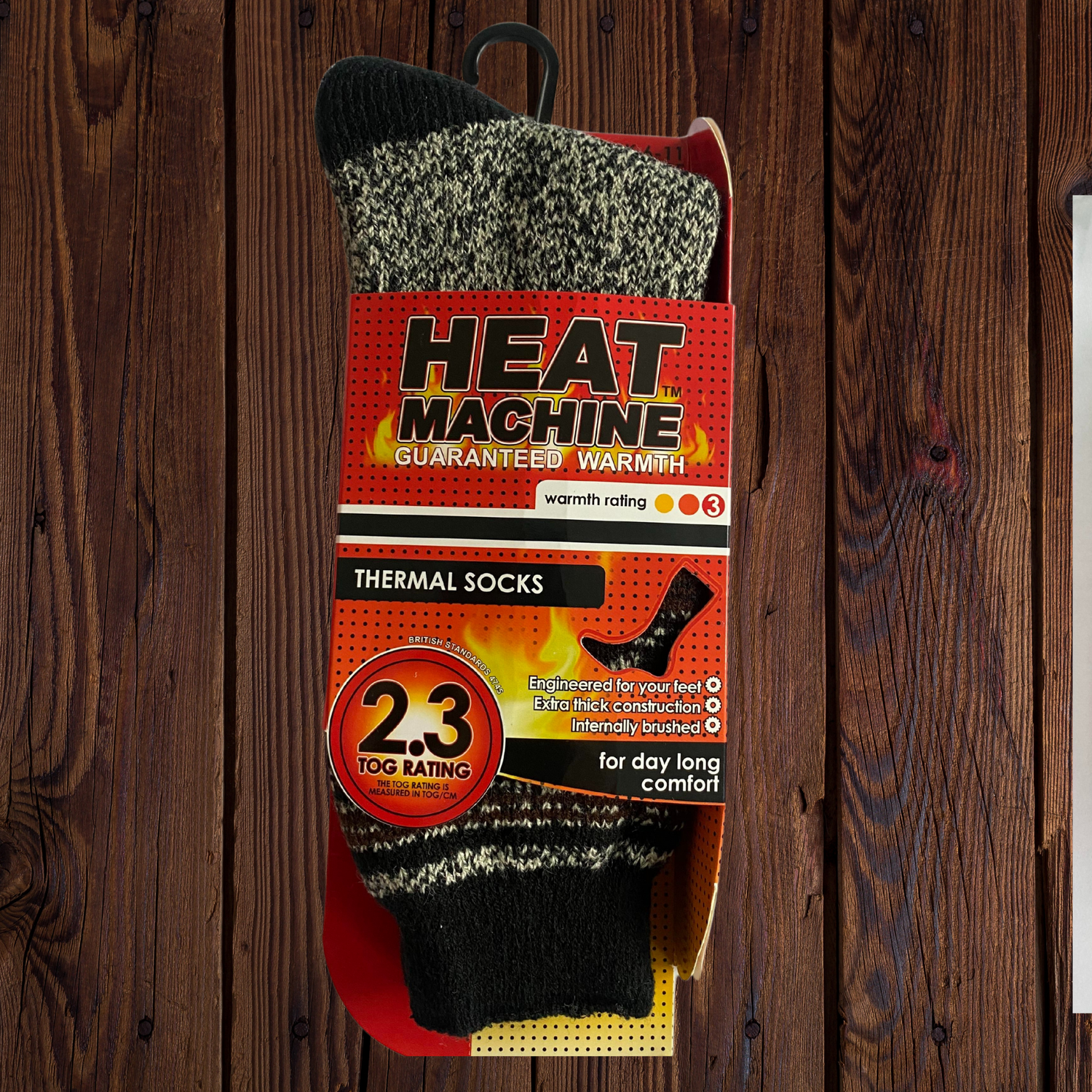 Mens Heat Machine Socks Thermal Tog 2.3 Warm Winter Socks 2627 - Just £5.99! Shop now at Warwickshire Clothing.