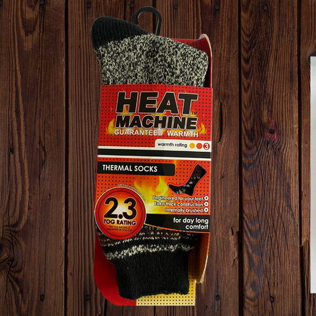 Mens Heat Machine Socks Thermal Tog 2.3 Warm Winter Socks 2627 - Just $5.99! Shop now at Warwickshire Clothing. Free Dellivery.