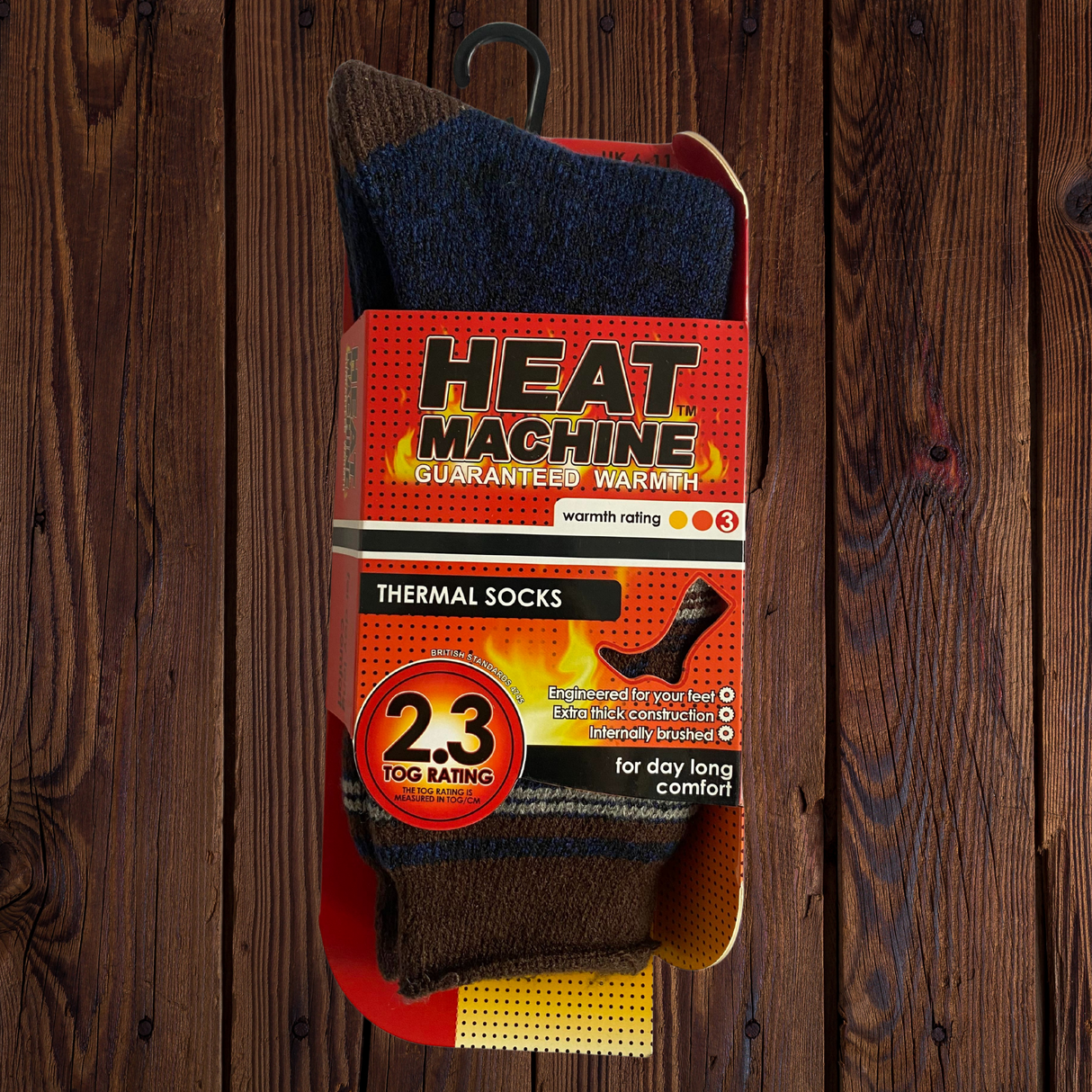 Mens Heat Machine Socks Thermal Tog 2.3 Warm Winter Socks 2627 - Just £5.99! Shop now at Warwickshire Clothing.
