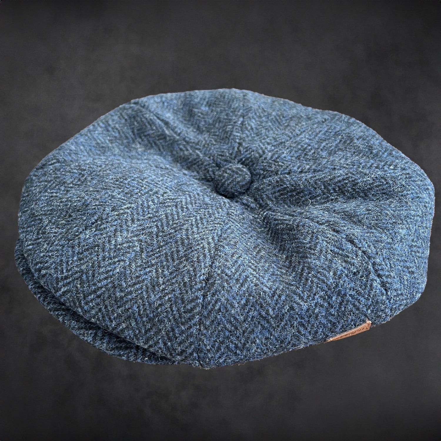 Majorwear Herringbone Newsboy Cap | Tweed Navy - Just £18.99! Shop now at Warwickshire Clothing.