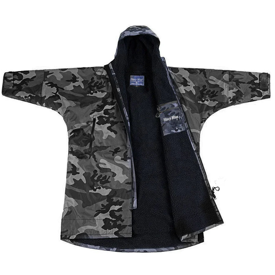 Hazy Blue Waterproof Adults All Weather Changing Robe - Camo Edition - Just £64.99! Shop now at Warwickshire Clothing.