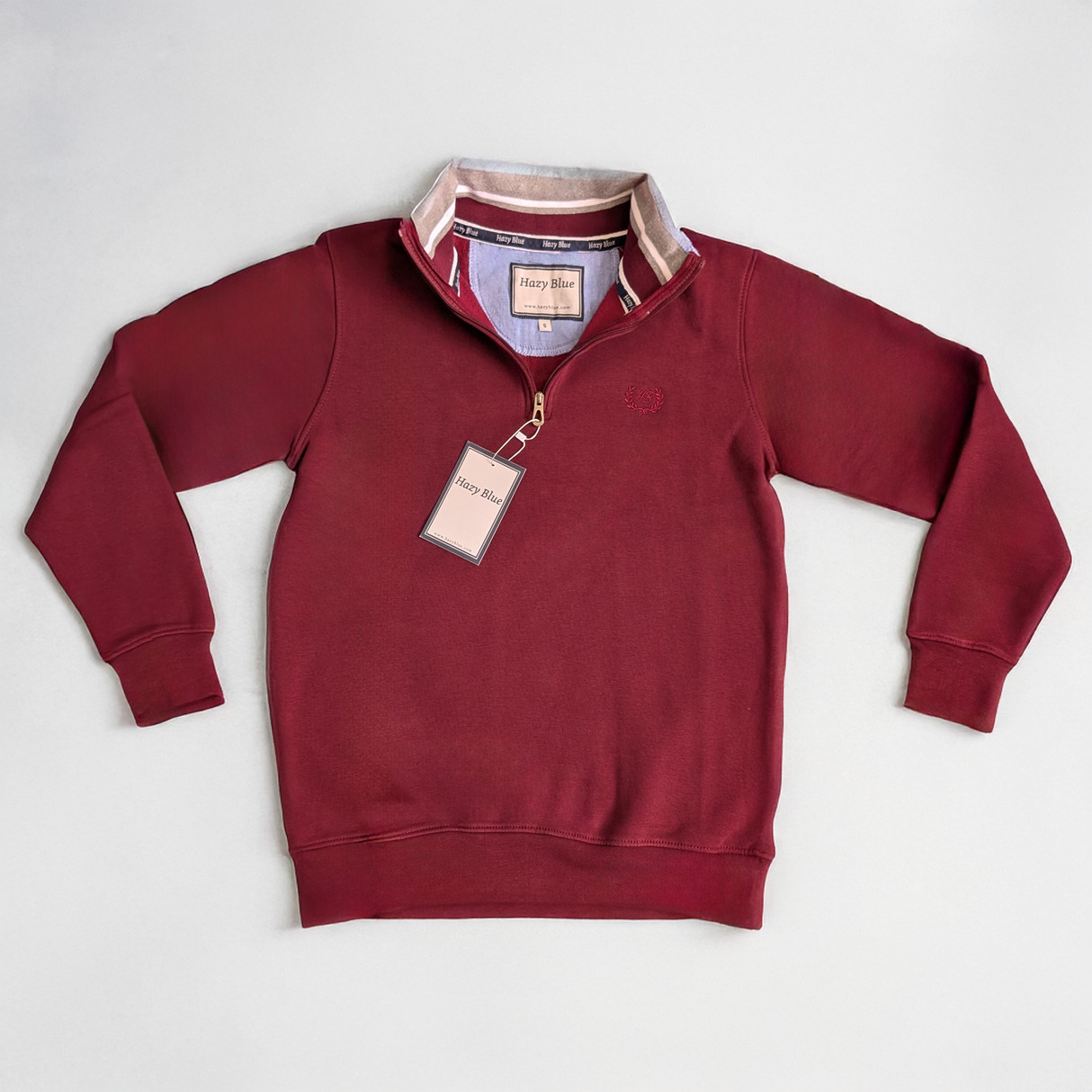 Hazy Blue Hanbury Countrywear Classic Sweatshirt - Just £34.99! Shop now at Warwickshire Clothing.