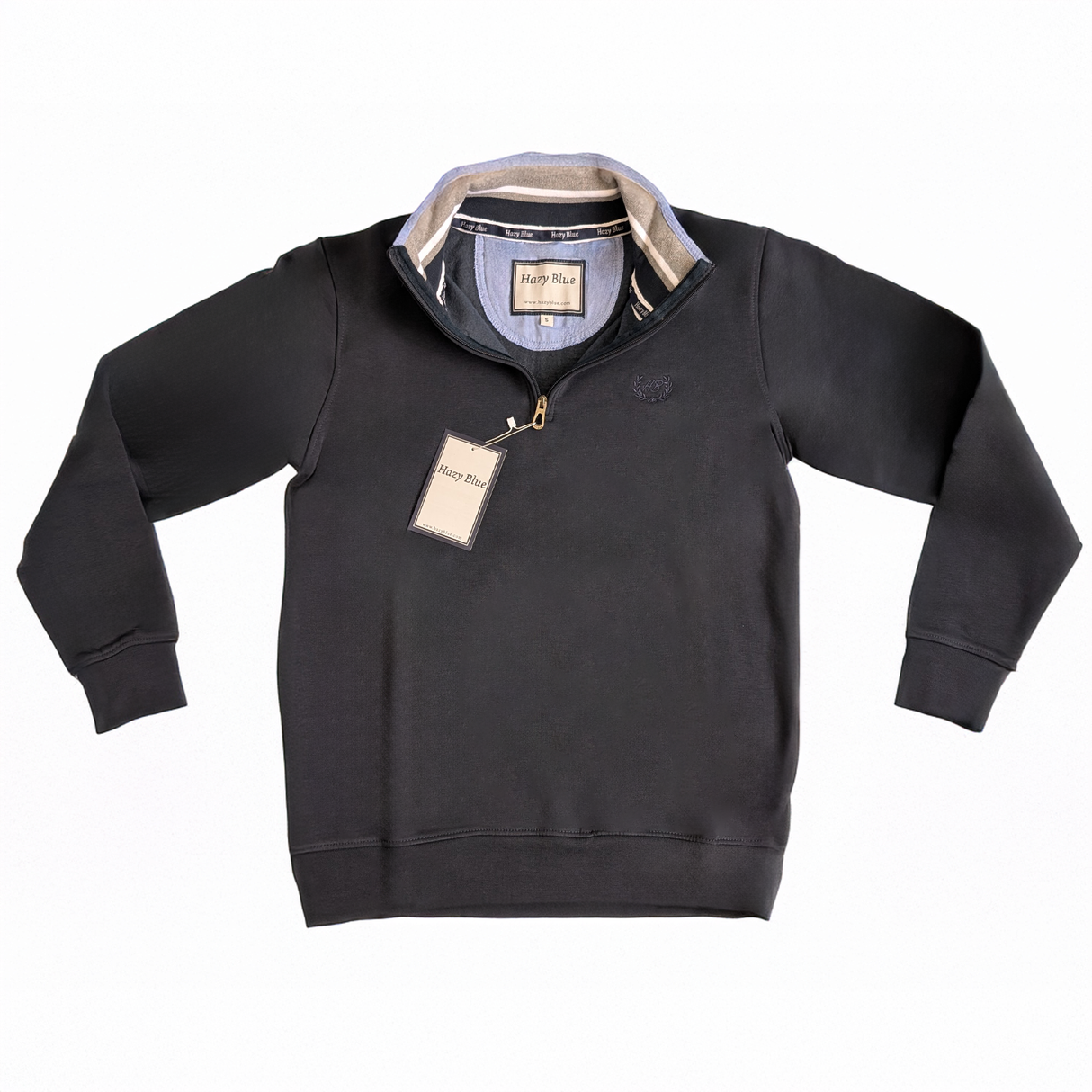 Hazy Blue Hanbury Countrywear Classic Sweatshirt - Just £34.99! Shop now at Warwickshire Clothing.