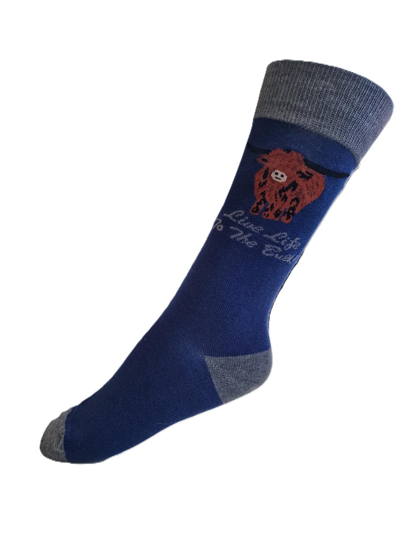 Mens House Of Tweed Luxury Mens Premium Bamboo Socks Scotland Clans - Just £6.99! Shop now at Warwickshire Clothing.