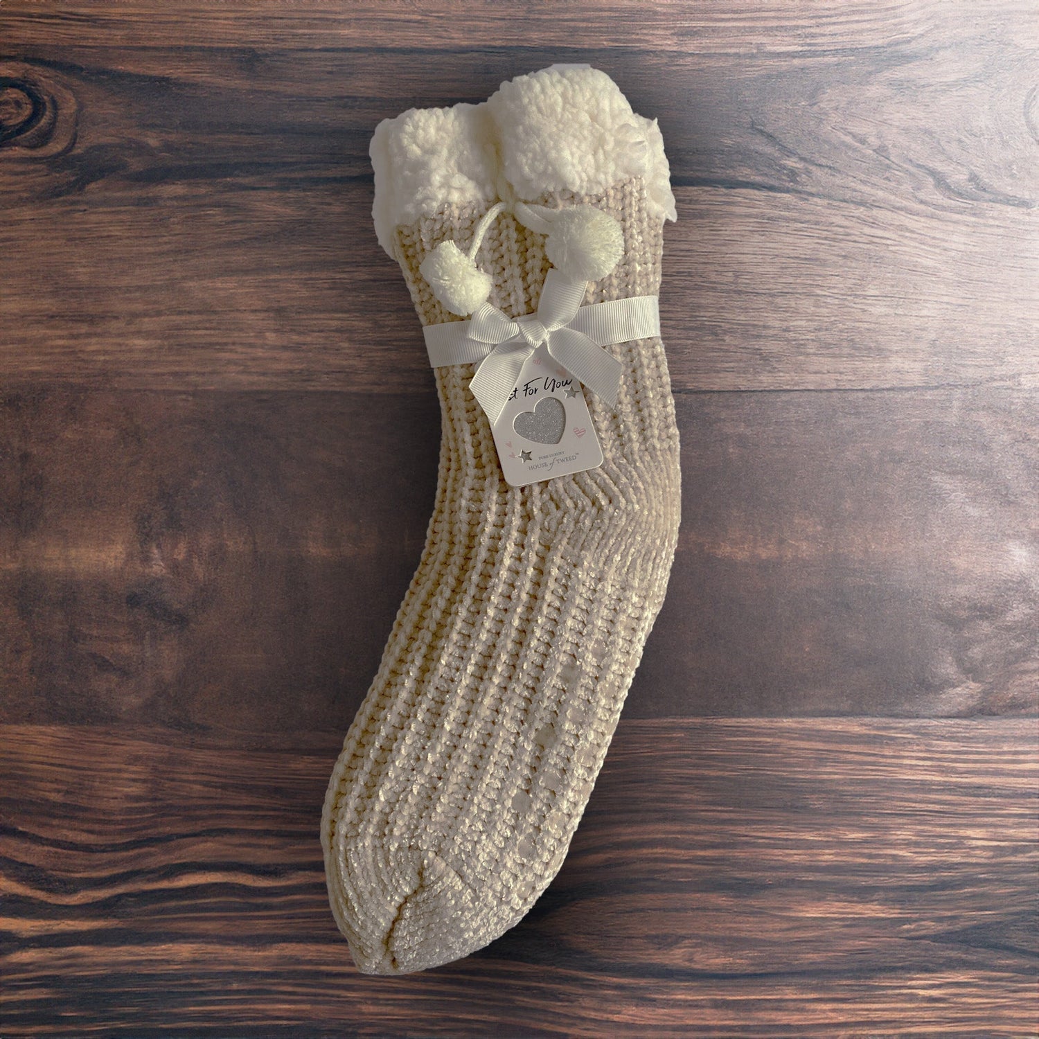 House of Tweed Ladies Fluffy Cosy Socks - One Size - Just £12.99! Shop now at Warwickshire Clothing.