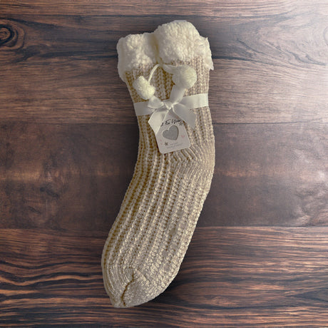 House of Tweed Ladies Fluffy Cosy Socks - One Size - Just £12.99! Shop now at Warwickshire Clothing.