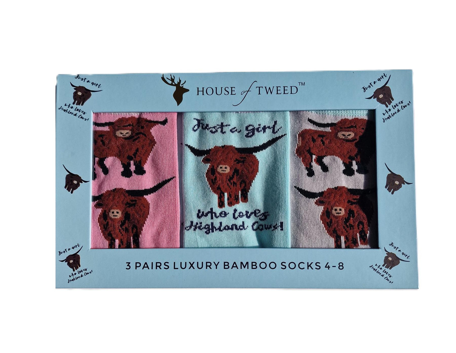 House of Tweed Luxury Ladies Bamboo Gift Novelty Socks - Just £14.99! Shop now at Warwickshire Clothing.