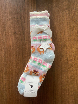 House of Tweed Ladies Fluffy Cosy Socks - 2 Pack One Size - Just £12.99! Shop now at Warwickshire Clothing.