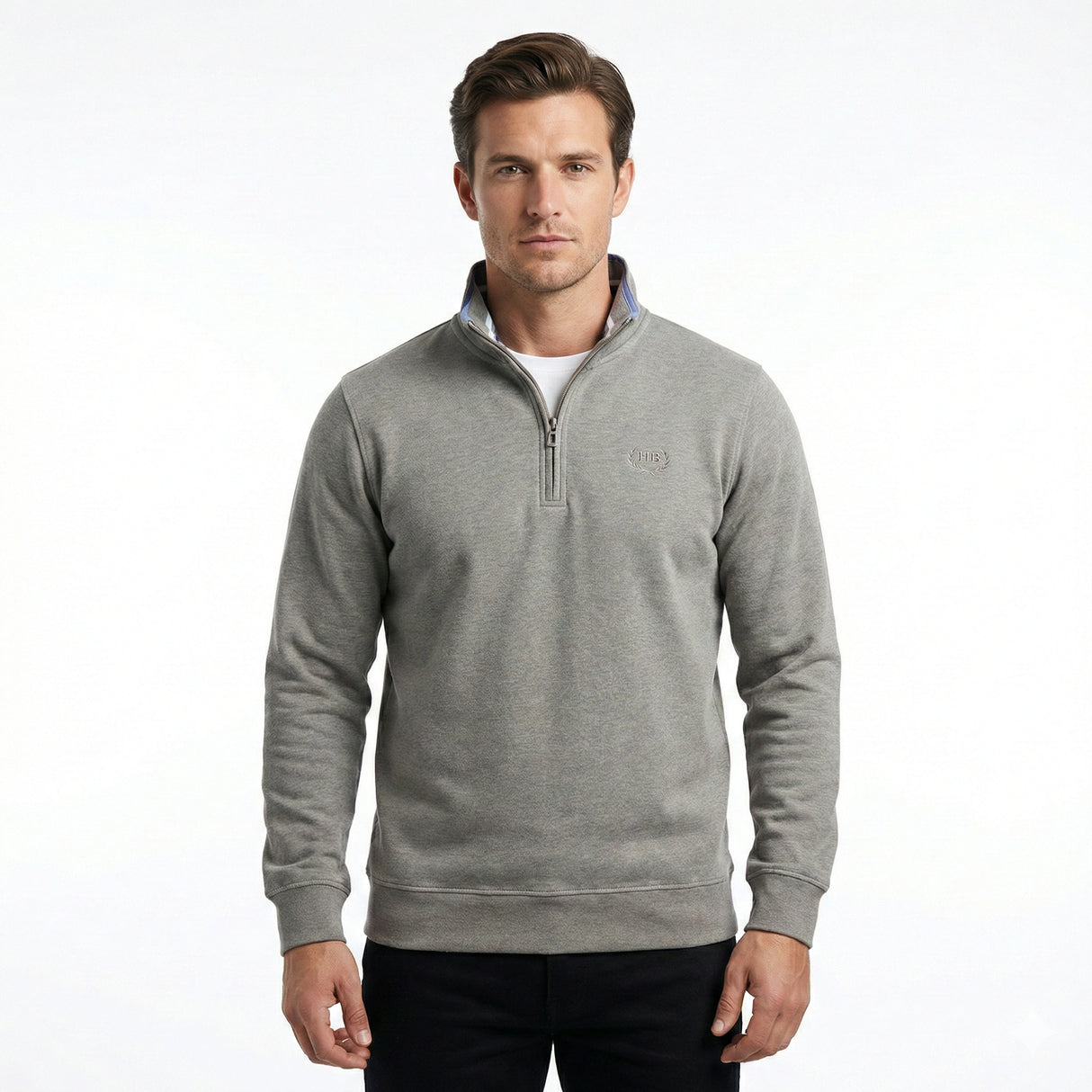 Hazy Blue Hanbury Countrywear Classic Sweatshirt
