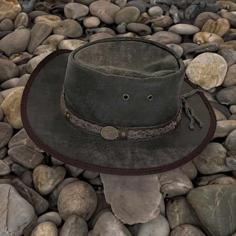 Hazy Blue Crushable Darwin Australian Style Hat - Just £19.99! Shop now at Warwickshire Clothing.