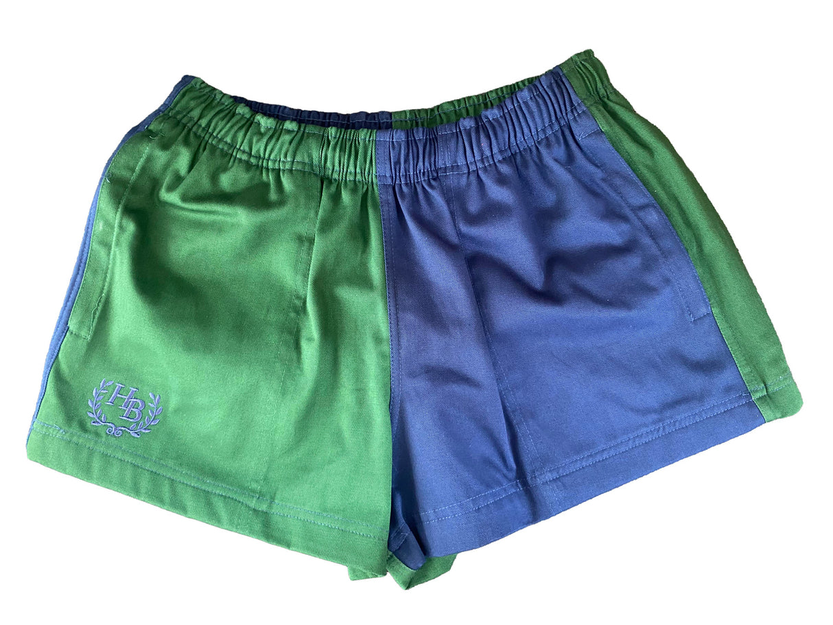 Hazy Blue Nelson Colour Block Shorts - Unisex Sports & Leisure - Just £24.99! Shop now at Warwickshire Clothing.