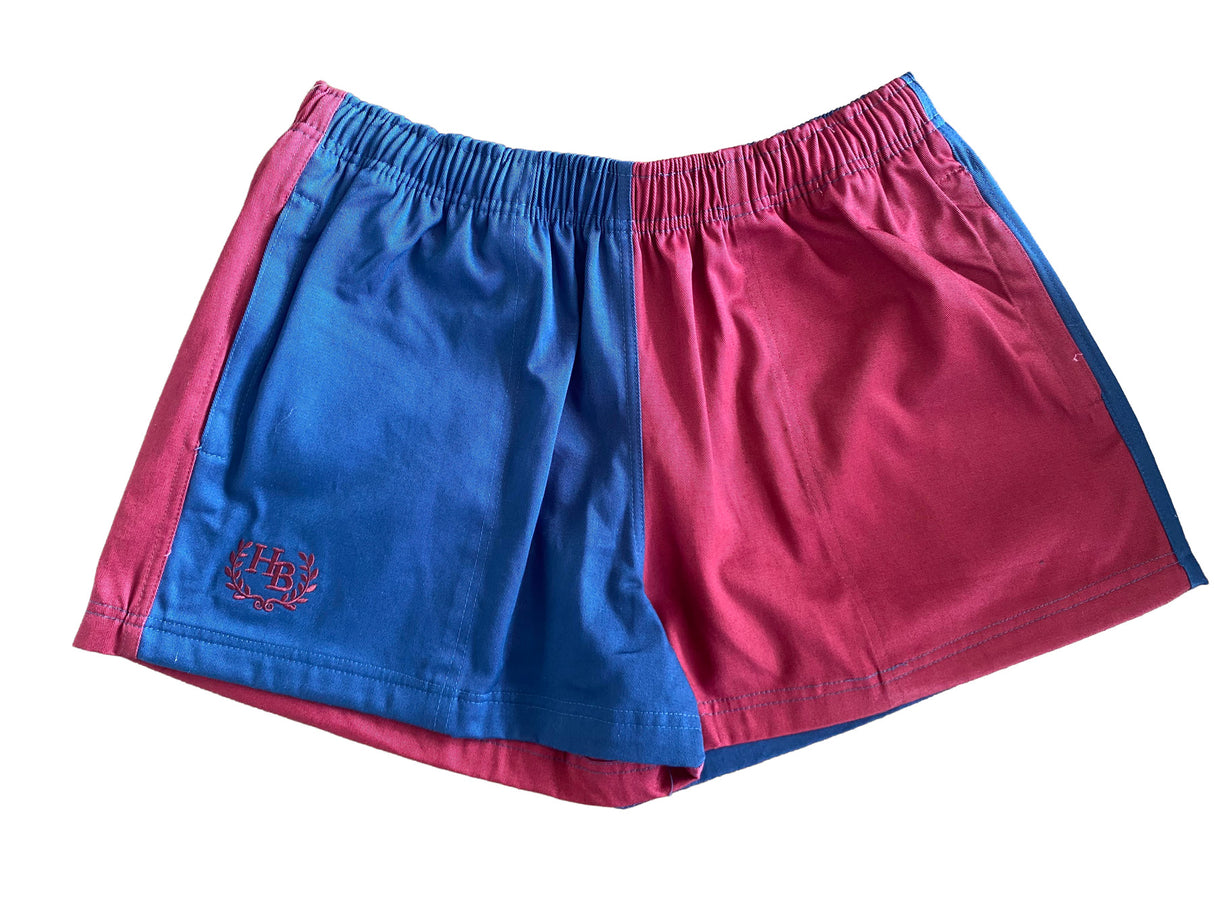 Hazy Blue Nelson Colour Block Shorts - Unisex Sports & Leisure - Just £24.99! Shop now at Warwickshire Clothing.