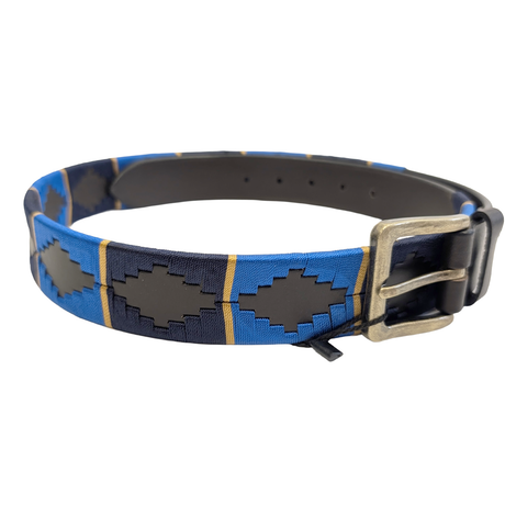 Hazy Blue Brown Leather Polo Belts: Equestrian Style & Everyday Elegance - Just £24.99! Shop now at Warwickshire Clothing.