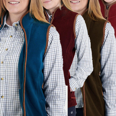 Hazy Blue Womens Sofia Full Zip Fleece Bodywarmer - Just £29.99! Shop now at Warwickshire Clothing.