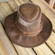 Hazy Blue Crushable Australian Cowboy Hat with Mesh - Cairn - Just £19.99! Shop now at Warwickshire Clothing.