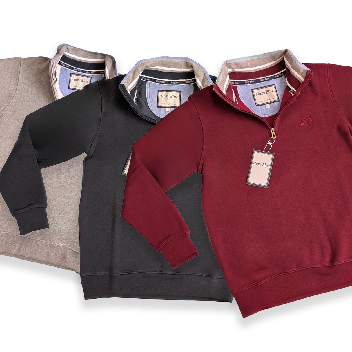 Hazy Blue Hanbury Countrywear Classic Sweatshirt - Just £34.99! Shop now at Warwickshire Clothing.