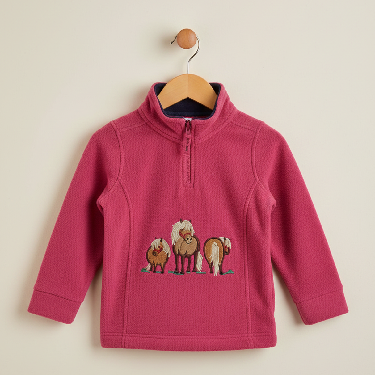 Hazy Blue Kids Half Zip Fleece