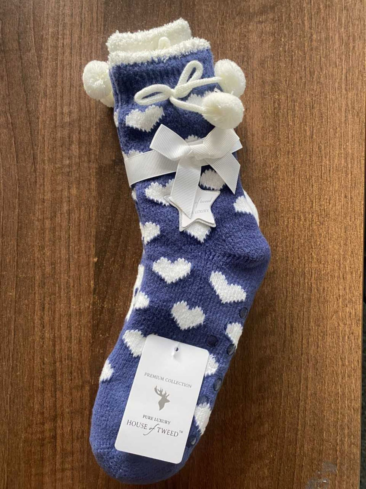 House of Tweed Ladies Fluffy Cosy Socks (Dottie) - 2 Pack One Size (Copy) - Just £12.99! Shop now at Warwickshire Clothing.