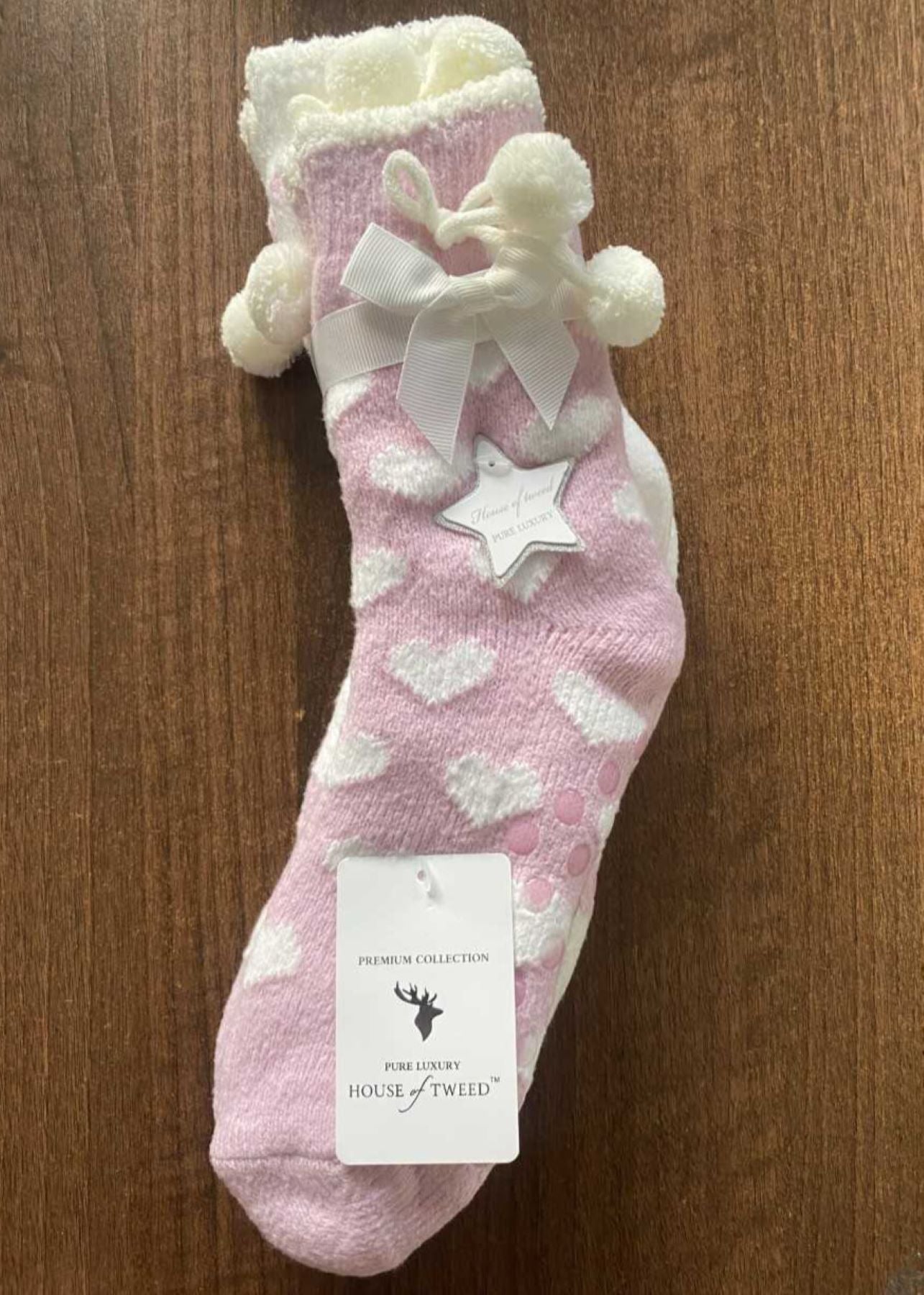 House of Tweed Ladies Fluffy Cosy Socks (Dottie) - 2 Pack One Size (Copy) - Just £12.99! Shop now at Warwickshire Clothing.