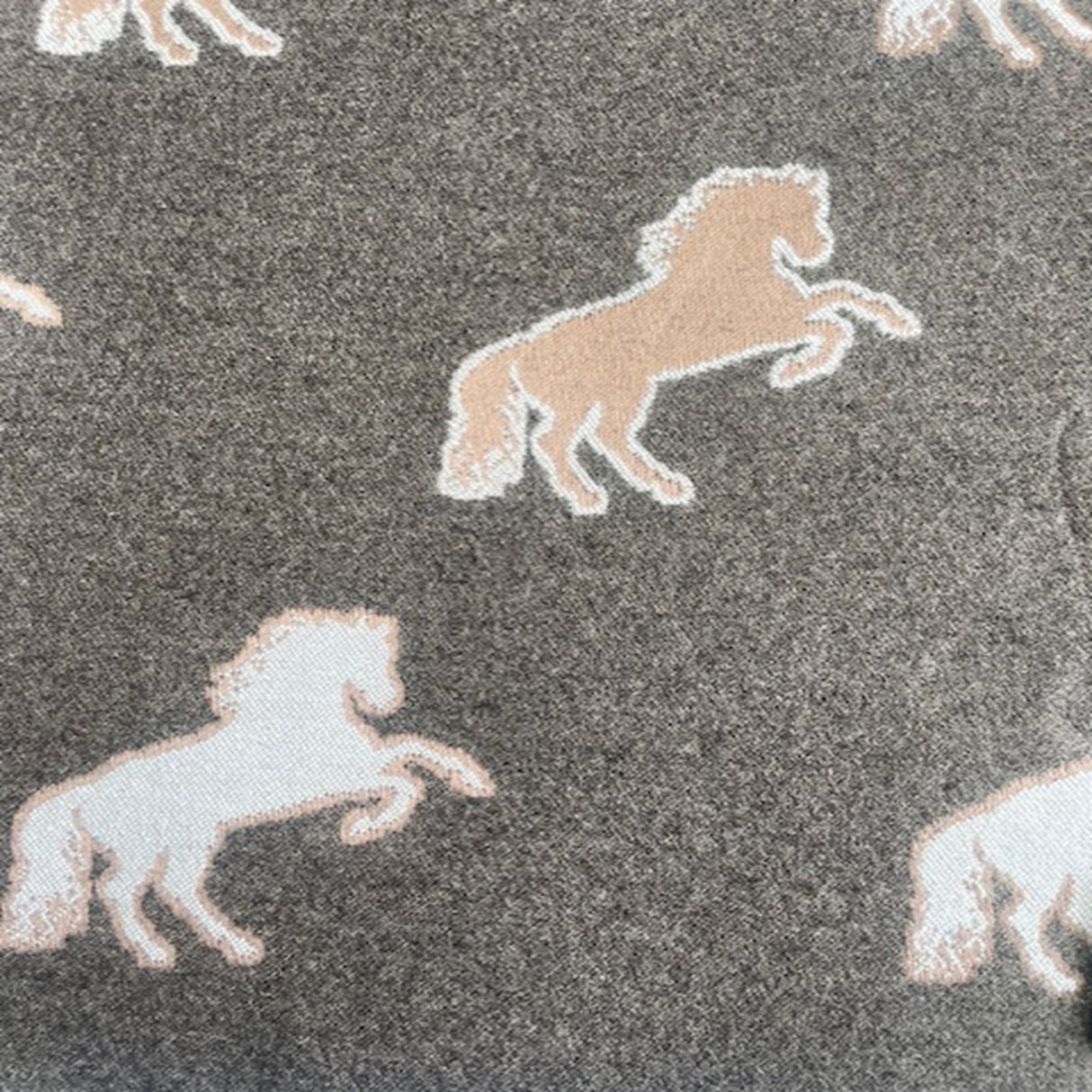 House of Tweed Cashmere Blend Reversible Thick Warm Scarf - Horse - Just £14.99! Shop now at Warwickshire Clothing.