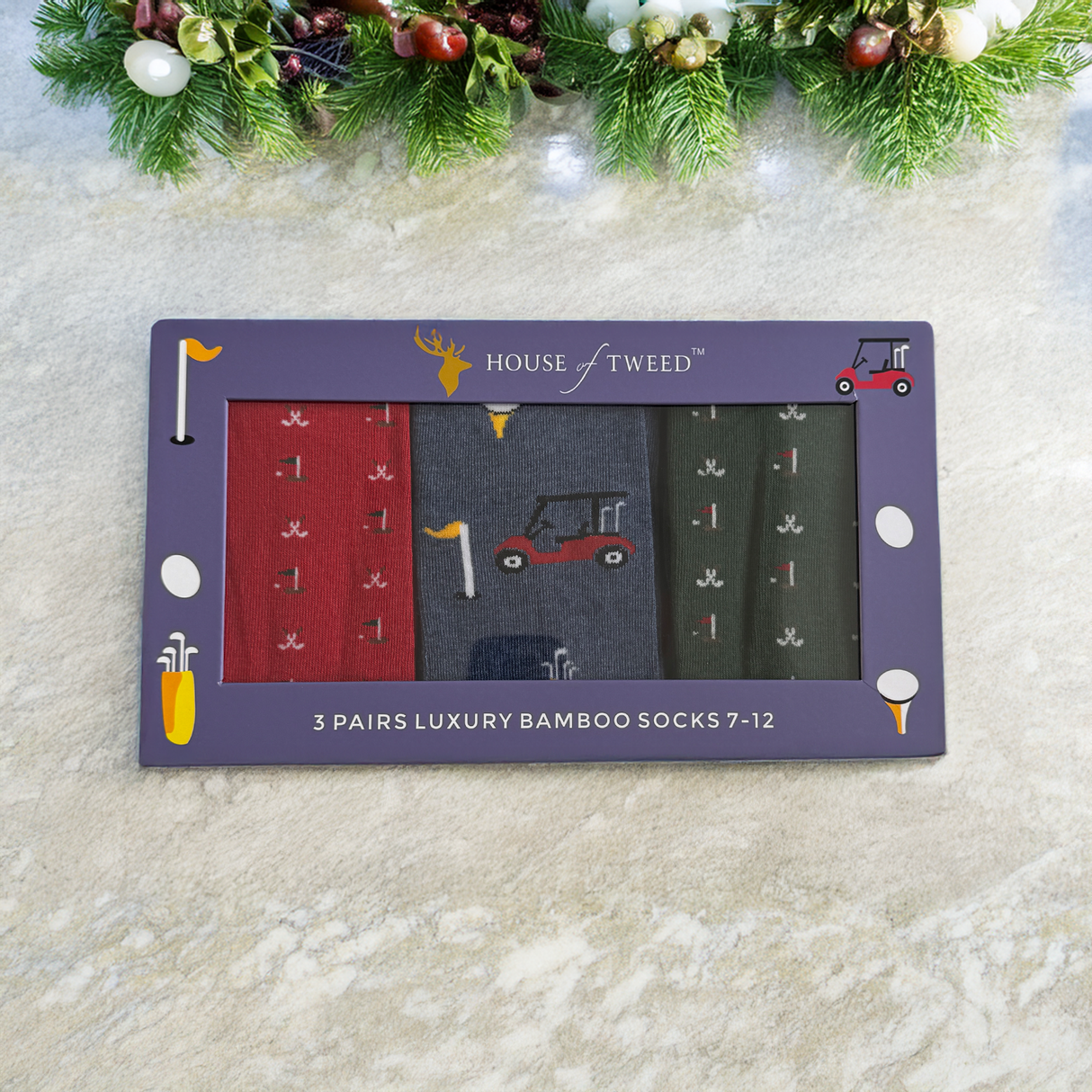 Mens House Of Tweed Luxury Premium Bamboo Sizes 7 to 12 Novelty Socks - Just £14.99! Shop now at Warwickshire Clothing.
