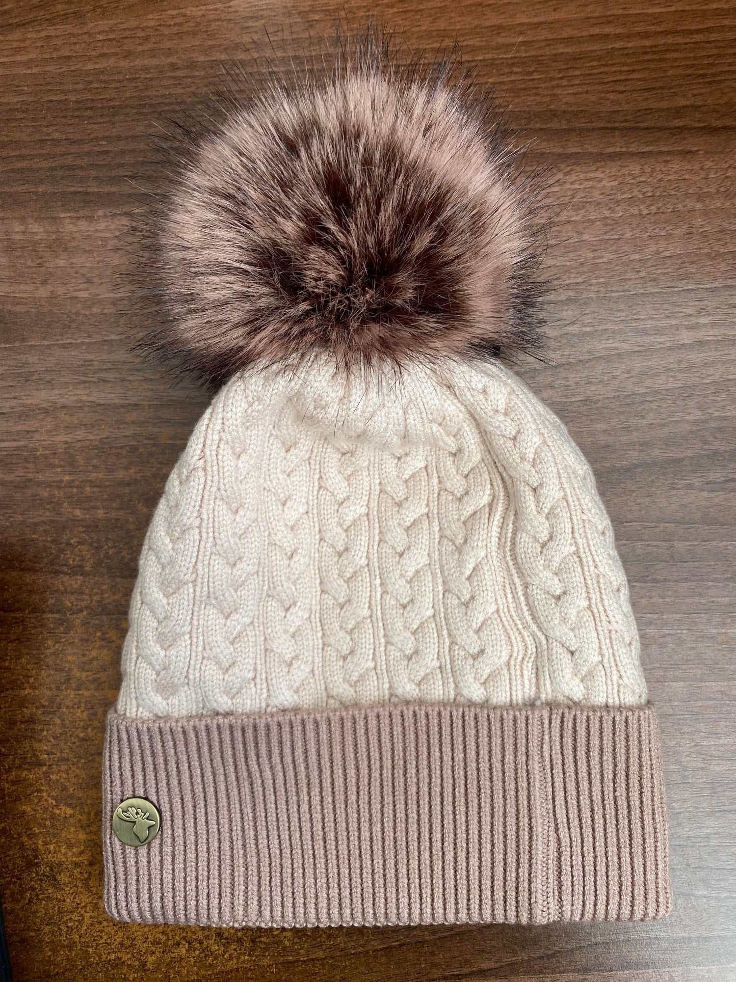House of Tweed Luxury Plaited Ladies Bobble Pom Pom Beanie Hats - Just £12.99! Shop now at Warwickshire Clothing.