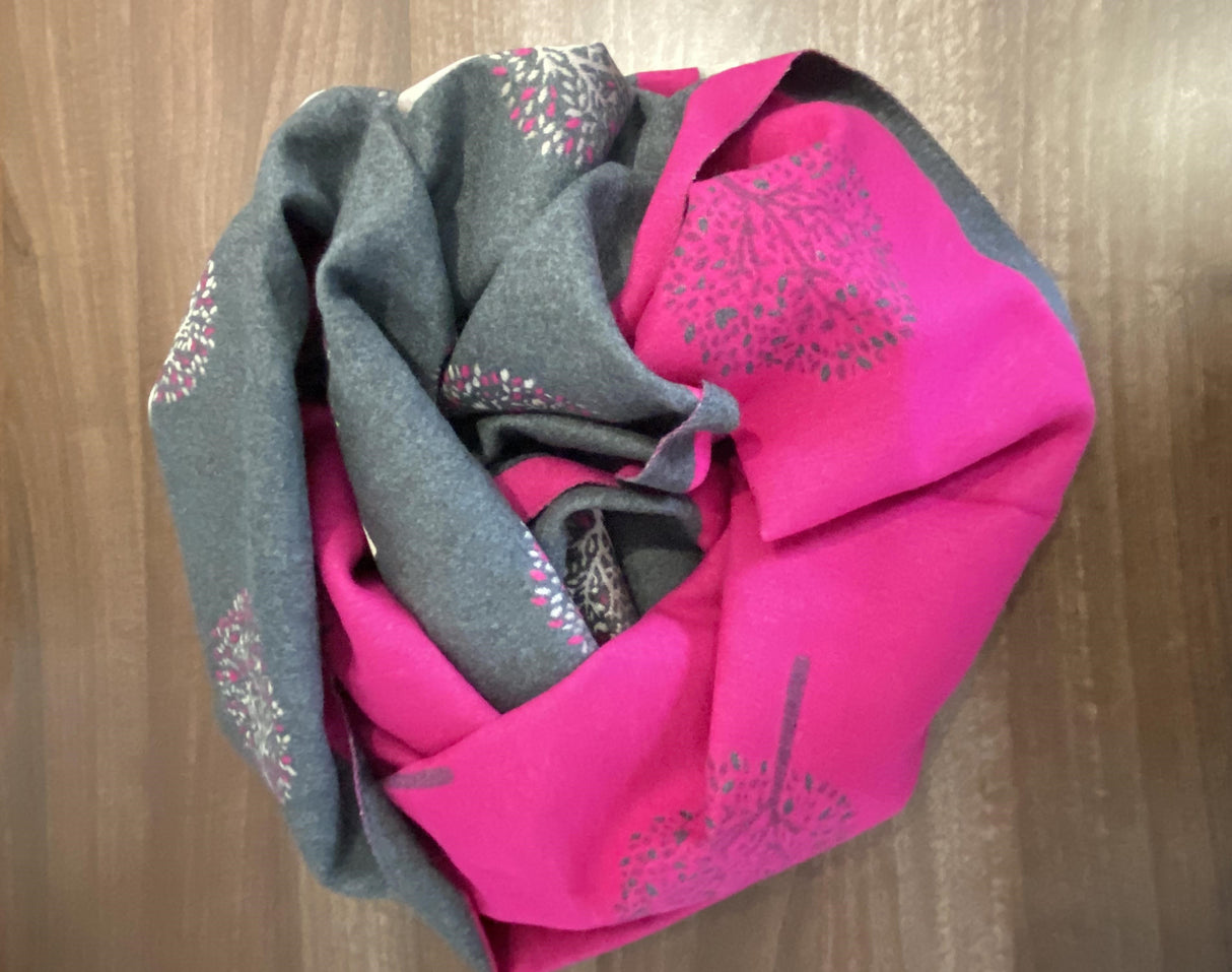 House of Tweed Ladies Tree of Life Scarf - Just £14.99! Shop now at Warwickshire Clothing.